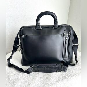 TUMI Black Arrive Narita Slim Brief T-Pass Shoulder Business Bag Laptop Case